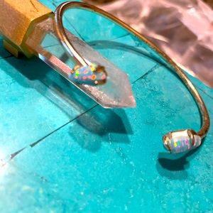 Kendra Scott Opal Translucent Stone Cuff Bracelet